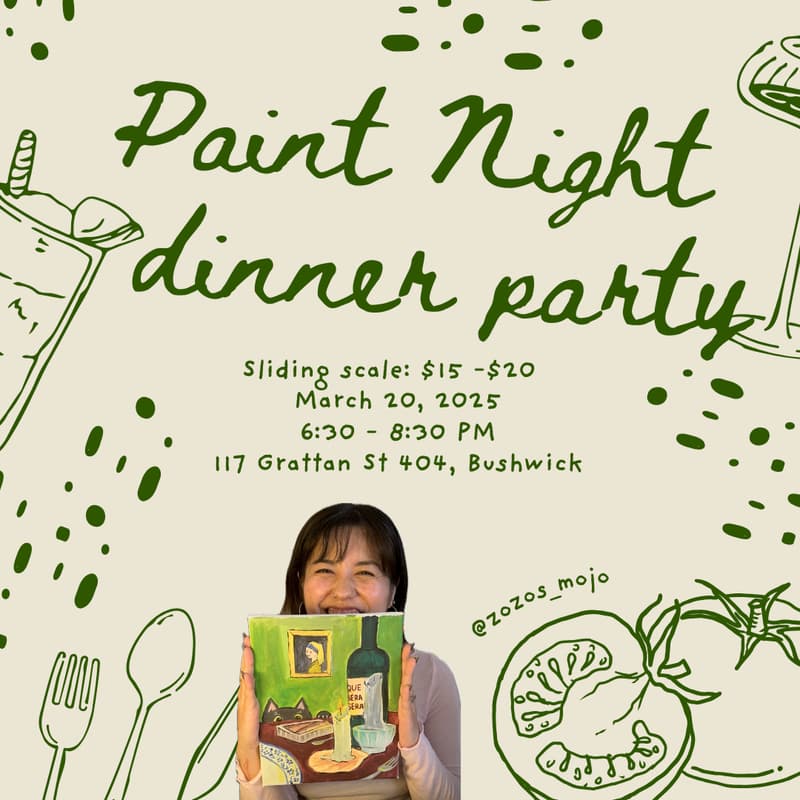 Cover Image for Paint Night - Dinner Party Theme