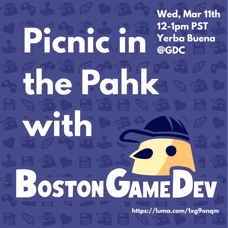 Cover Image for Boston Game Dev Picnic @GDC