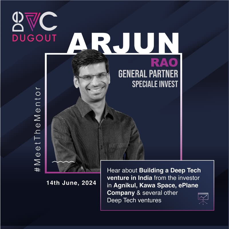 Cover Image for DeVC Dugout: Arjun Rao