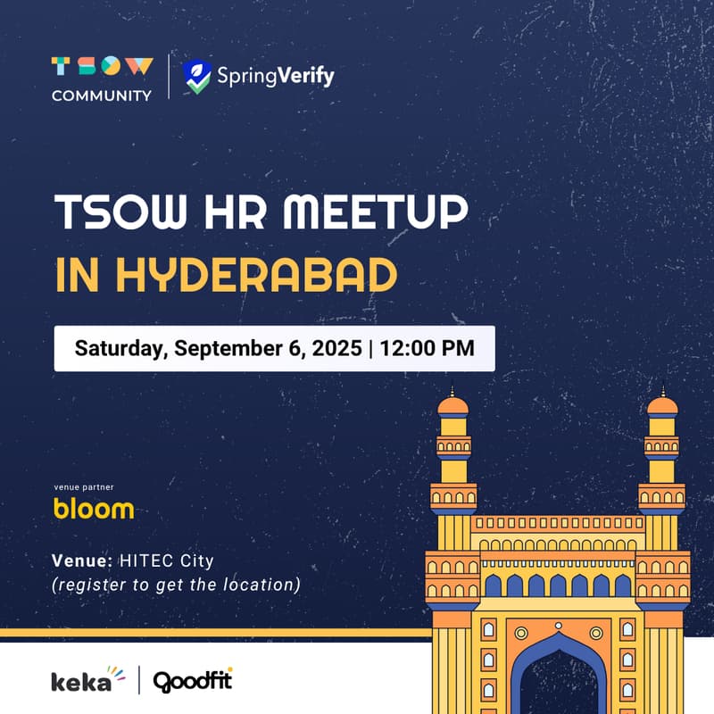 Cover Image for TSOW HR Meetup in Hyderabad