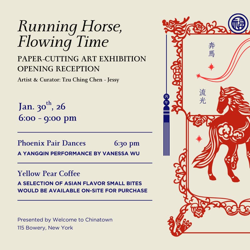Cover Image for Running Horse, Flowing Time: OPENING RECEPTION