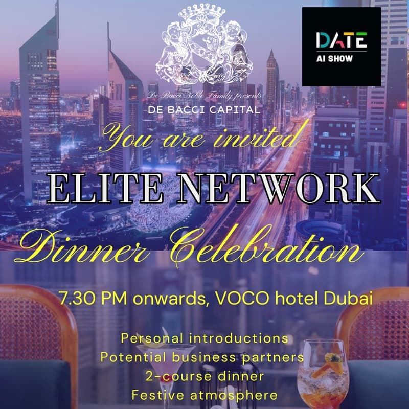 Cover Image for Elite Networking Dinner Party Celebrating AI ✨