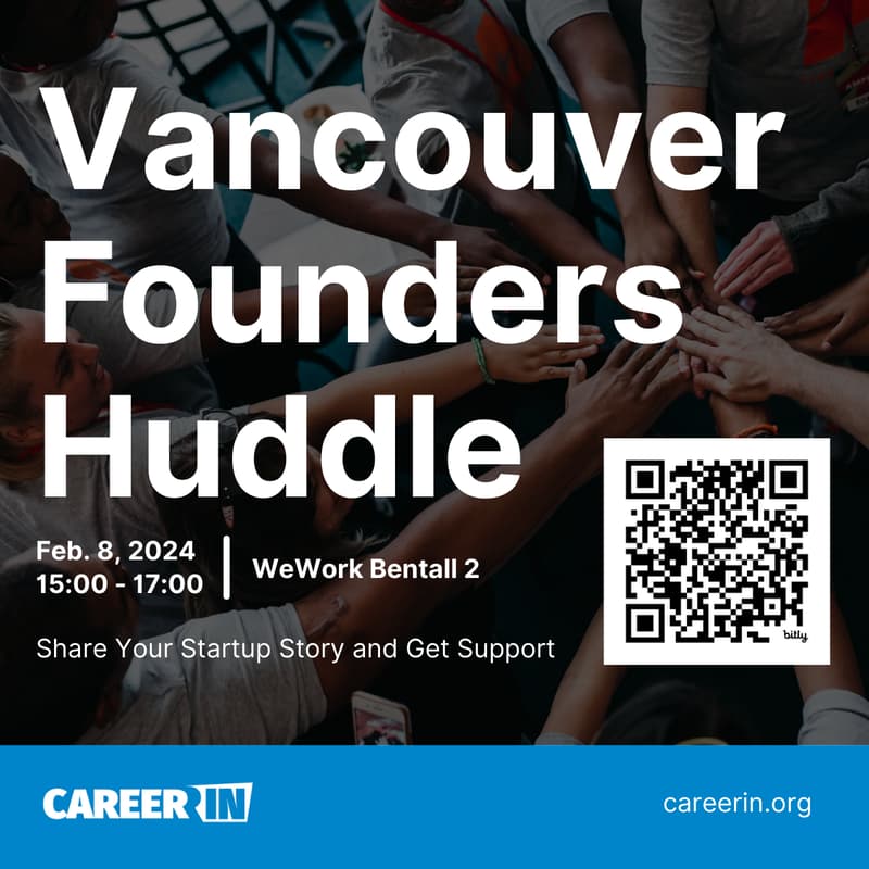 Cover Image for Vancouver Founders Huddle: Share Your Startup Story and Get Support