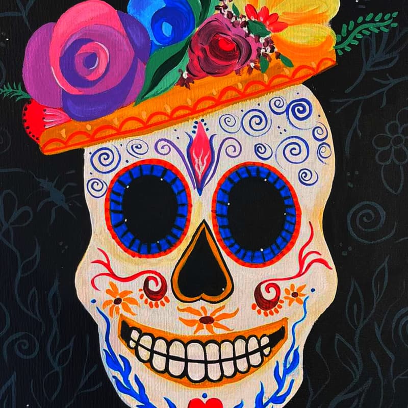 Cover Image for HALLOWEEN PARTY WITH WINE & PAINT