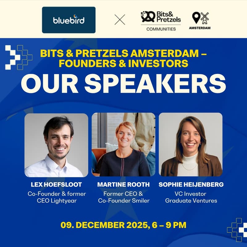 Cover Image for Bits & Pretzels Amsterdam Community kick-off: Early Stage - Founders & Investors