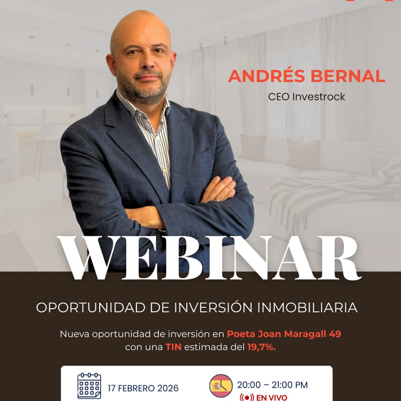 Cover Image for Webinar gratuito: ¿Cómo empezar a invertir en el mercado inmobiliario de Madrid? 🚀