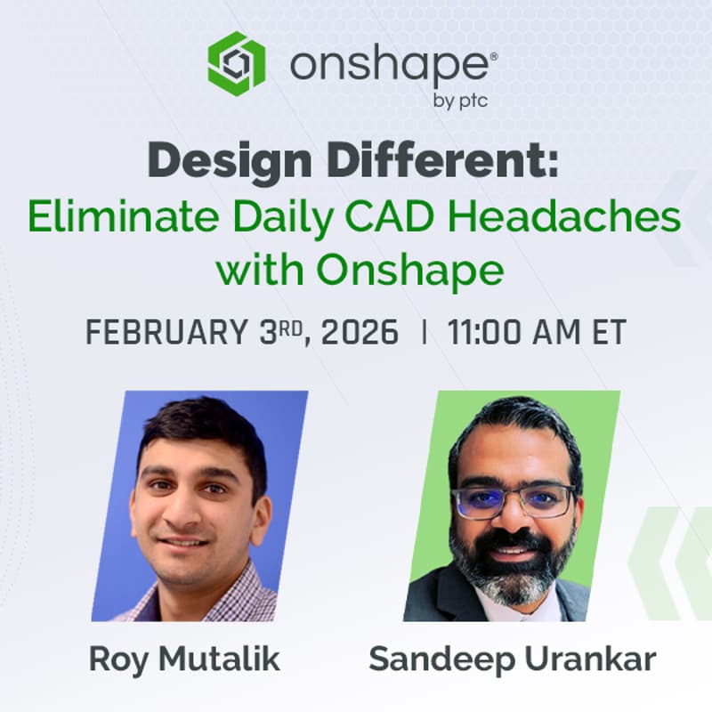 Cover Image for Design Different: Eliminate Daily CAD Headaches with Onshape