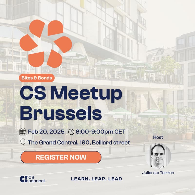 Cover Image for Customer Success Meetup - Bites & Bonds | Brussels