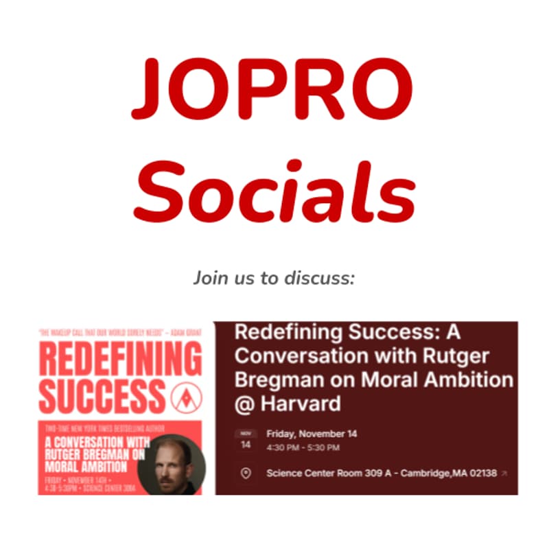 Cover Image for Harvard x School for Moral Ambition - JOPRO Social (Hybrid)