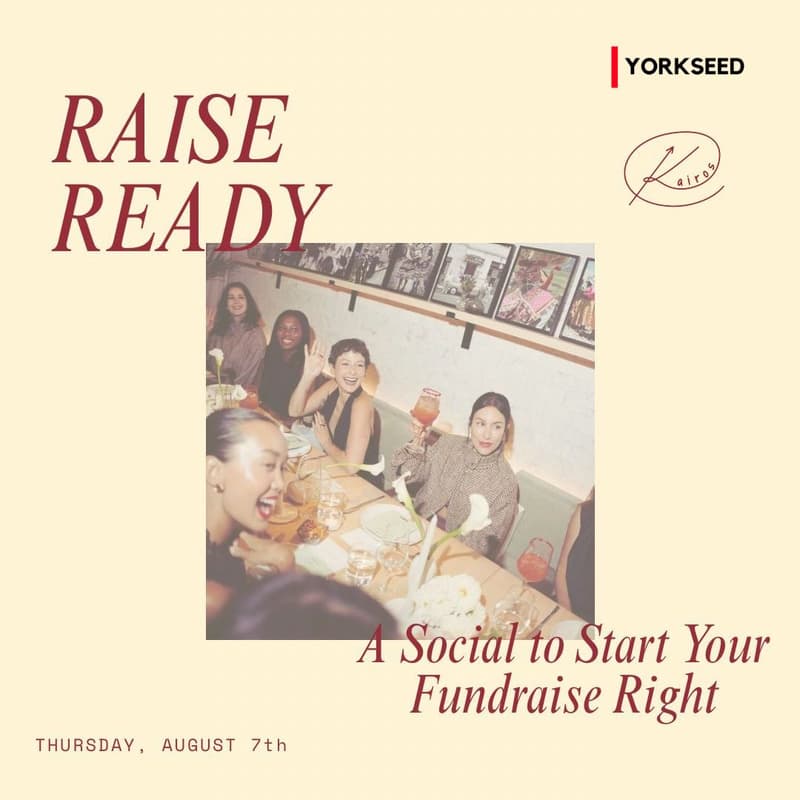 Cover Image for Raise Ready : A Social to Start Your Fundraise Right
