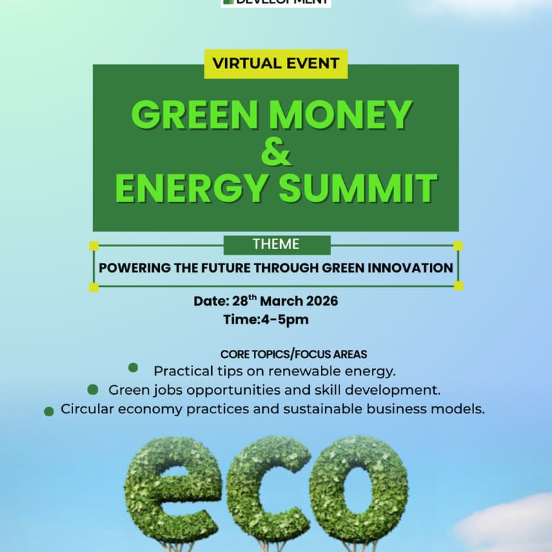 Cover Image for Green Money & Energy Summit