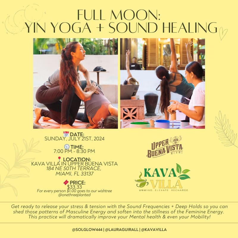 Cover Image for Full Moon: Yin Yoga + Sound Healing
