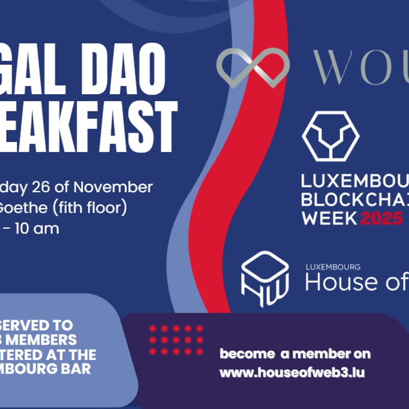 Cover Image for Legal DeFi Roundtable, by House of Web3 & Woudlaw