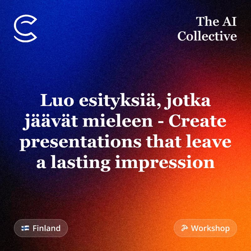 Cover Image for Luo esityksiä, jotka jäävät mieleen - Create presentations that leave a lasting impression