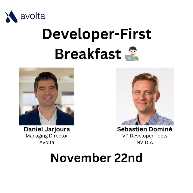 Cover Image for Breakfast with Sébastien Dominé, VP Developer Tools at NVIDIA