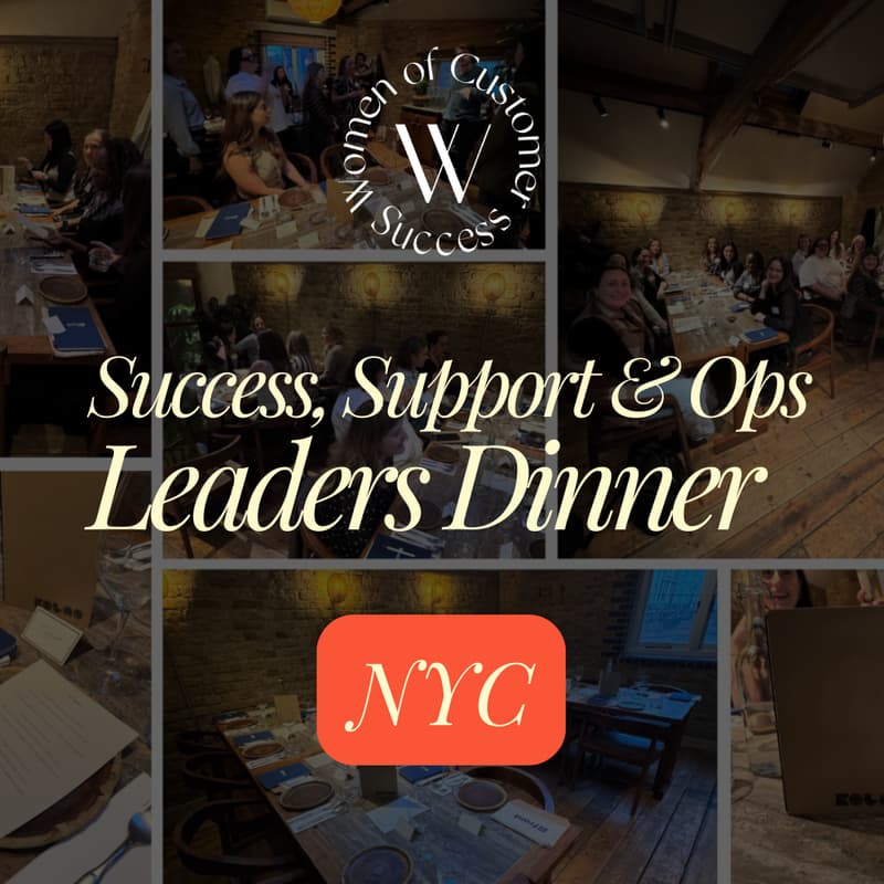 Cover Image for WoCS Post-Sales Leadership Dinner, NYC: For Women Leading across Success, Support & Operations