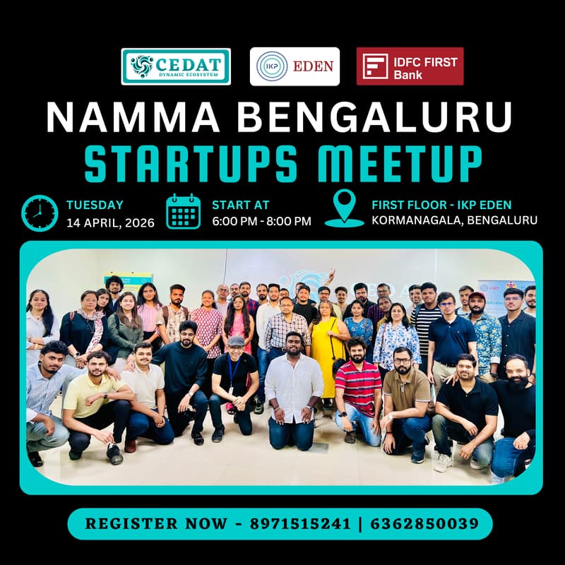 Cover Image for Namma Bengaluru Startups Meetup