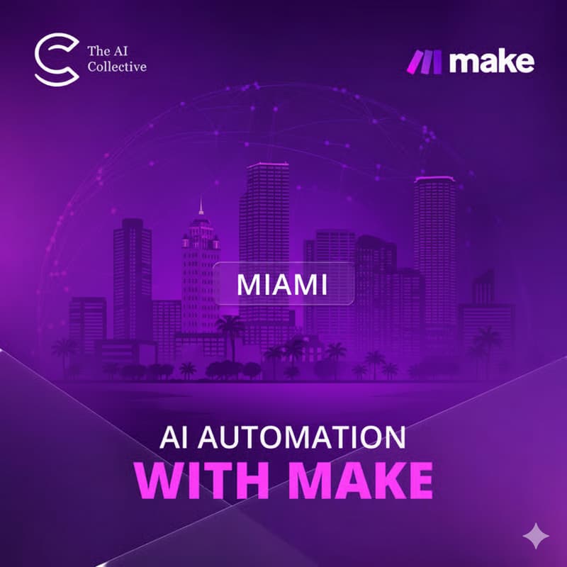 Cover Image for ๐ง The AI Collective Miami | Make.com - Let's Build and Automate