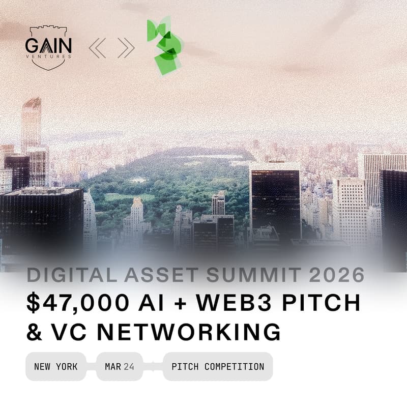 Cover Image for 🎙 #37 | $47,000* Pitch by Ga^3in VC x Boosty Labs at DAS 2026