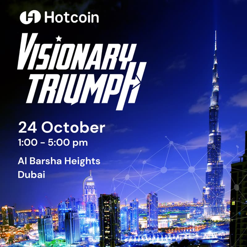 Cover Image for Hotcoin Visionary Triumph in conjunction with Dubai Blockchain Life