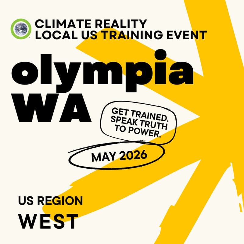 Cover Image for Olympia, WA - Climate Reality Local Training Event