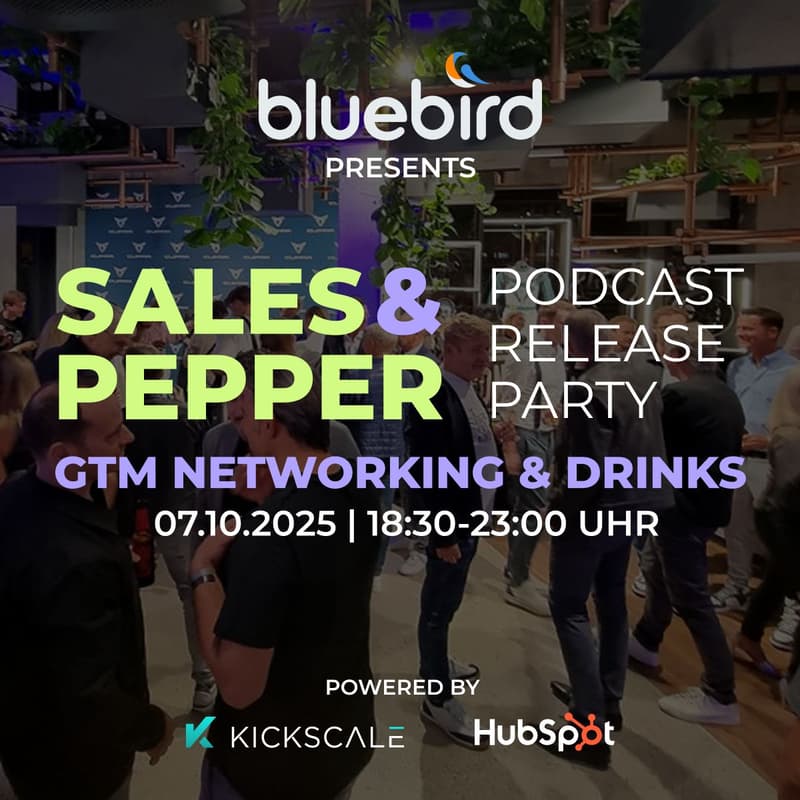Cover Image for Sales & Pepper Podcast Release Party | Presented by Bluebird