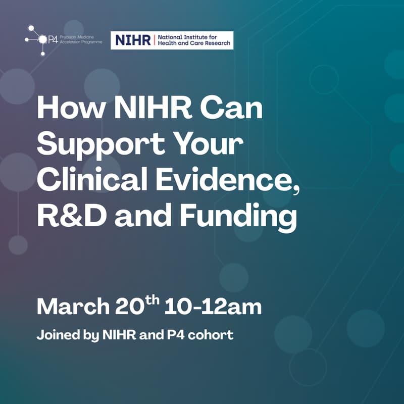 Cover Image for How NIHR Can Support Your Clinical Evidence, R&D and Funding
