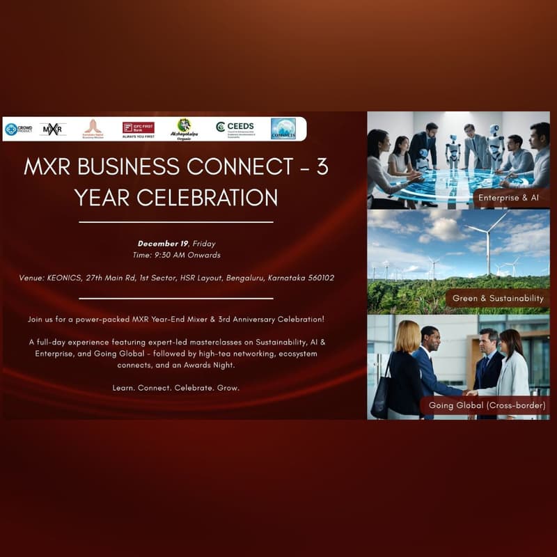 Cover Image for MXR Business Connect – 3 Year Celebration