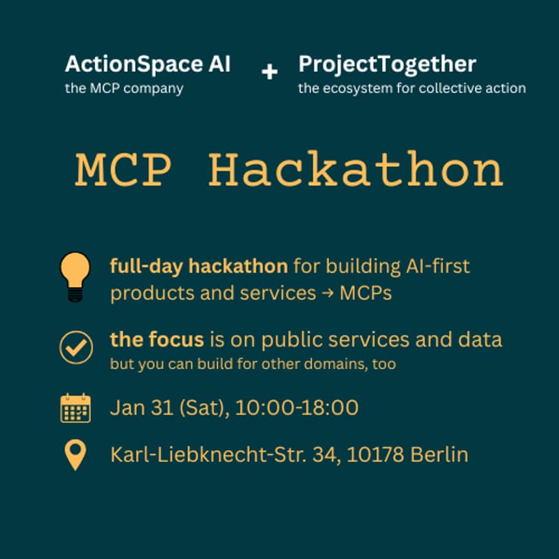Cover Image for MCP Hackathon - build AI-first products and services