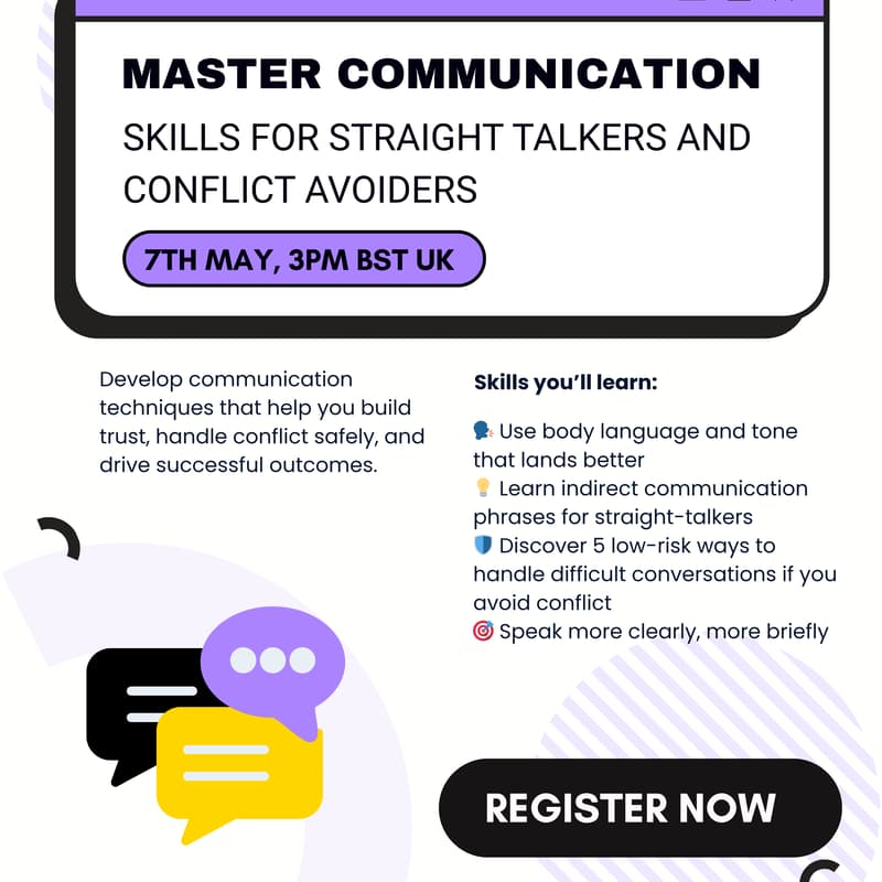 Cover Image for Mastering Communication: for Straight Talkers & Conflict Avoiders