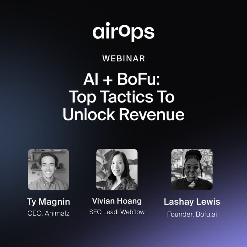 Cover Image for AI + BoFu: Tactics to Unlock Revenue