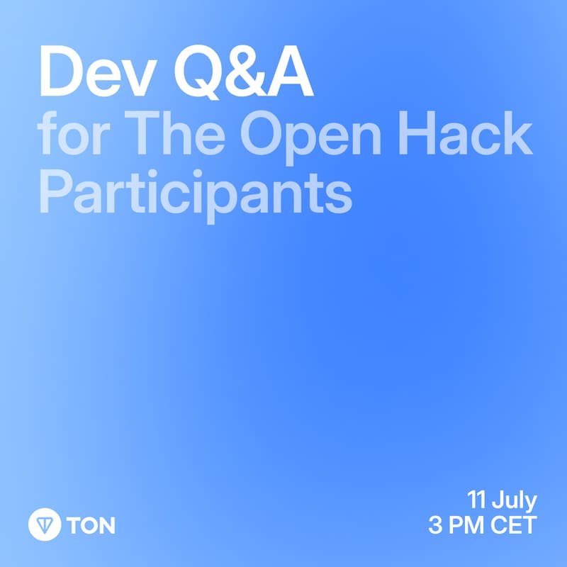 Cover Image for ⚡️Dev Q&A for The Open Hack Participants