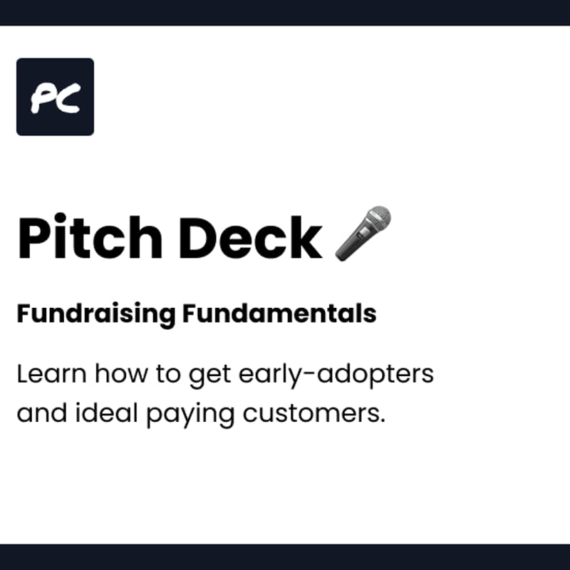 Cover Image for Fundraising Fundamentals: Pitch Deck