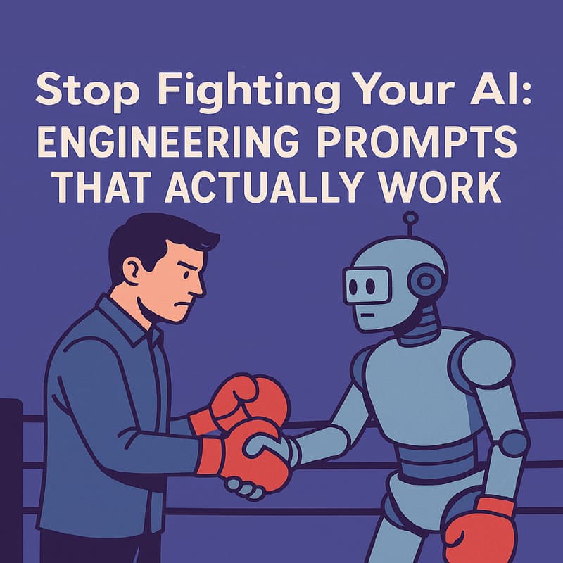 Cover Image for Stop Fighting Your AI: Engineering Prompts That Actually Work