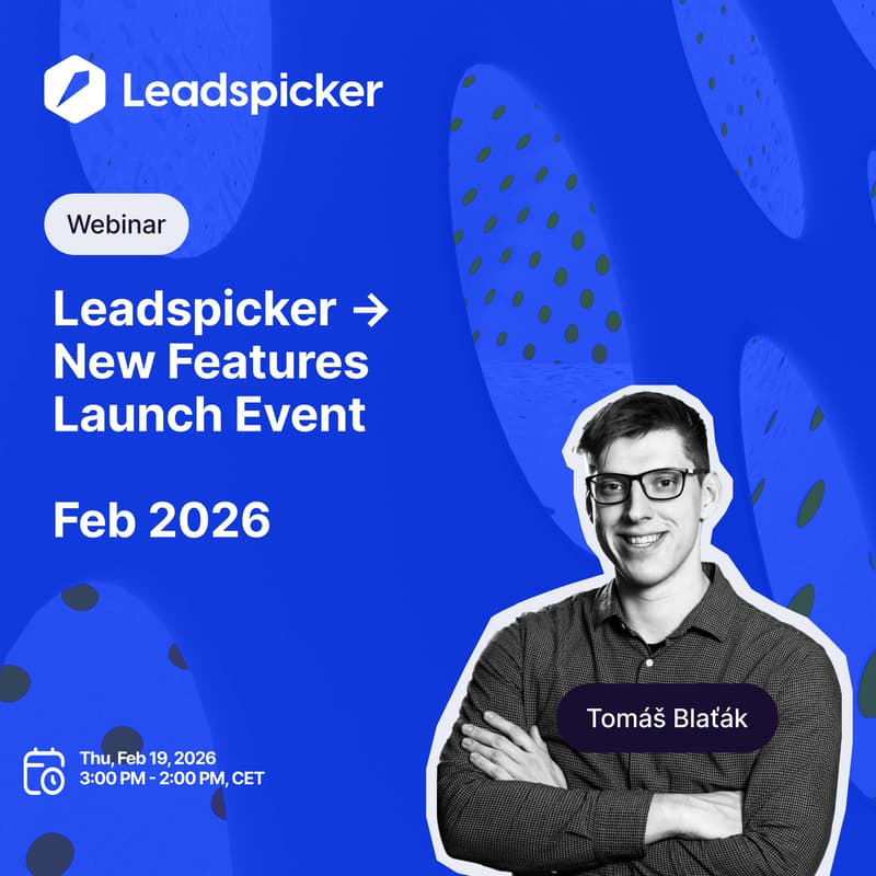 Cover Image for Leadspicker →New Features Launch Event