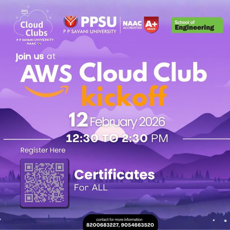 Cover Image for AWS Cloud Club - PPSU: Kickoff