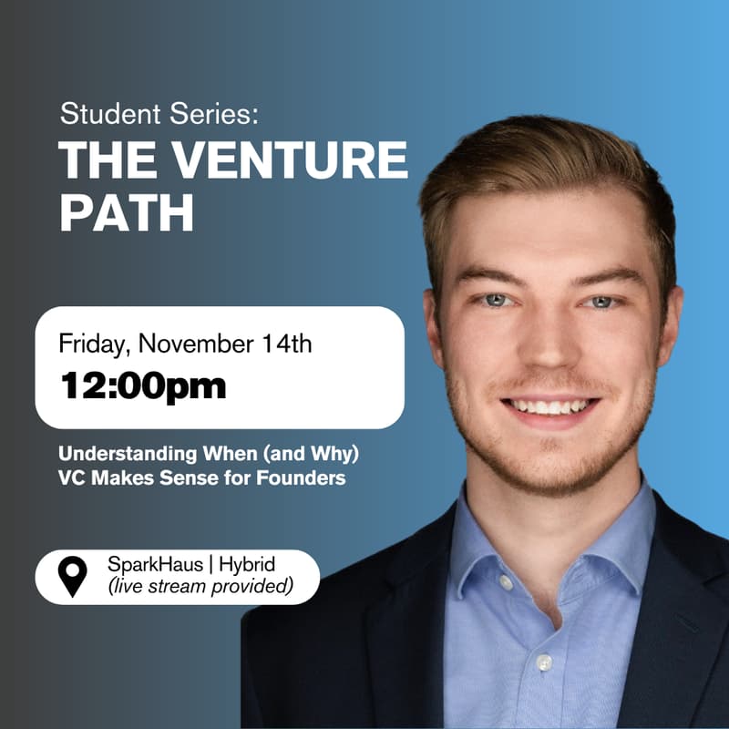 Cover Image for Student Series: The Venture Path