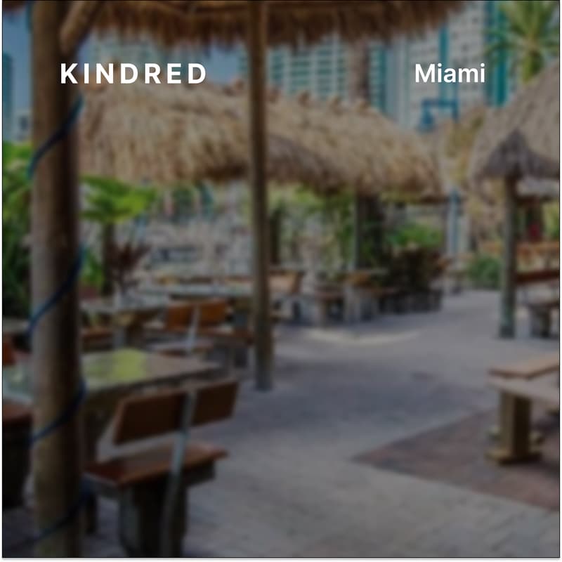 Cover Image for Kindred Miami: Sunset Hangs