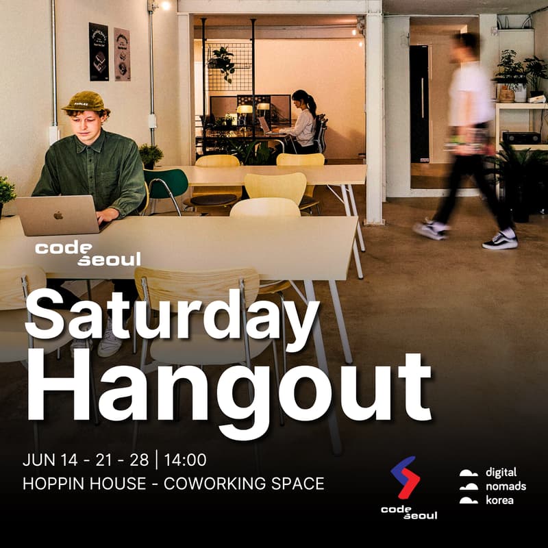 Cover Image for Code Seoul: Saturday Hangout at Hoppin House