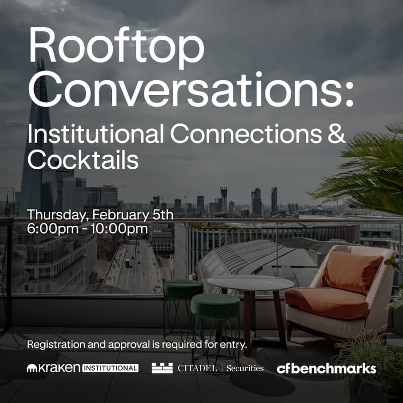 Cover Image for Rooftop Conversations | Citadel Securities x CF Benchmarks x Kraken Institutional