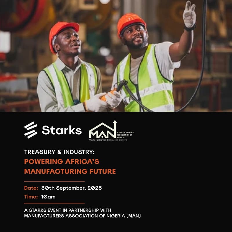Cover Image for Starks X Manufacturers Associations of Nigeria (M.A.N)