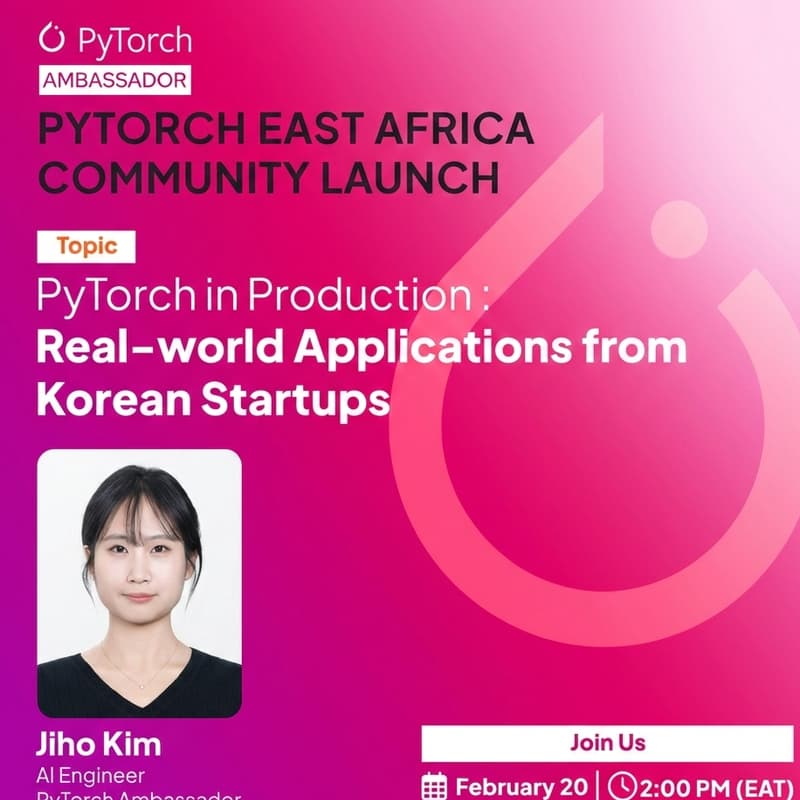 Cover Image for PyTorch East Africa Community Launch