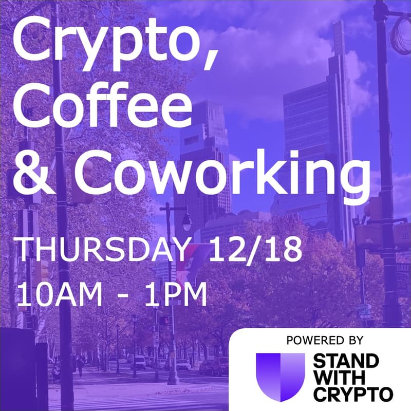 Cover Image for Crypto, Coffee & Coworking – Powered by Stand With Crypto