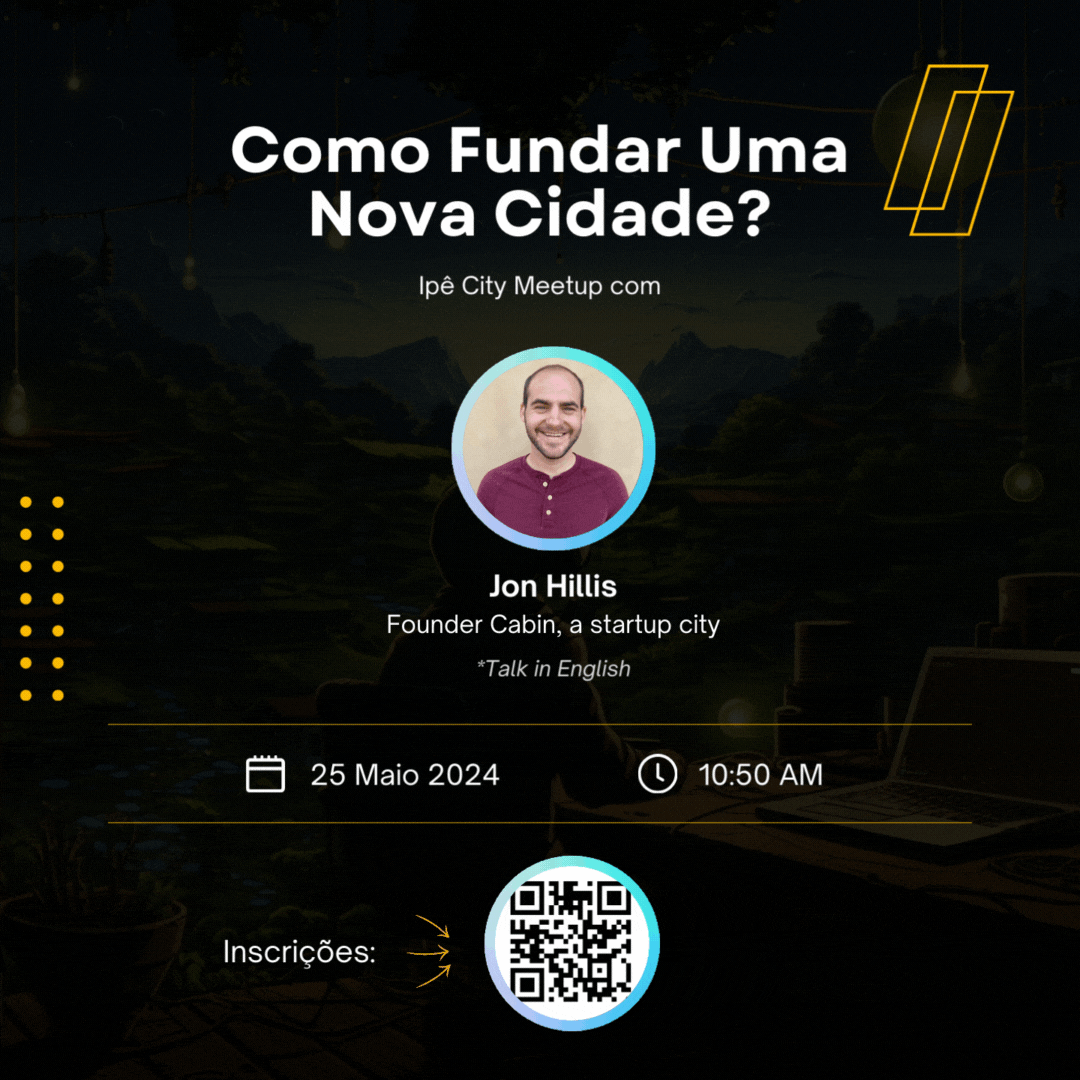 Cover Image for Como Fundar uma Nova Cidade - com Jon Hillis, fundador Cabin.