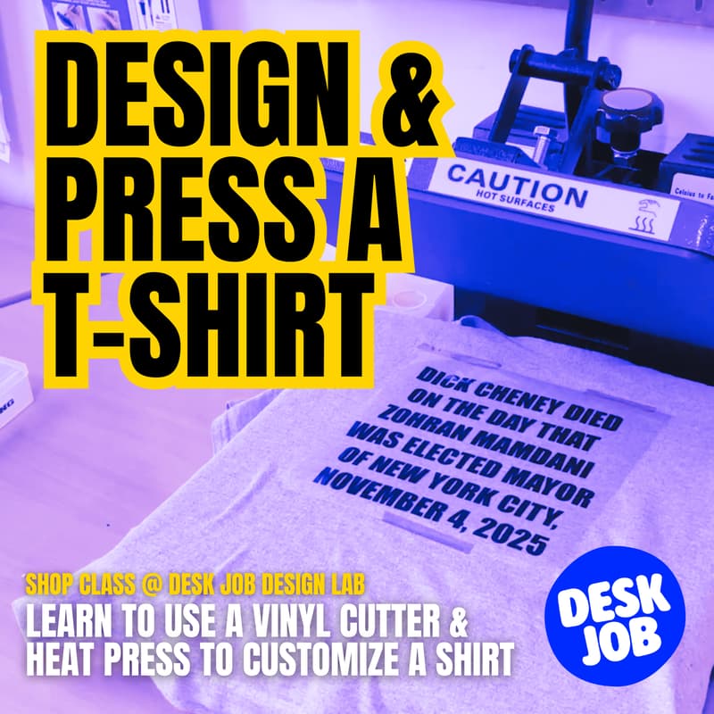 Cover Image for Shop Class: Design & Press a T-Shirt