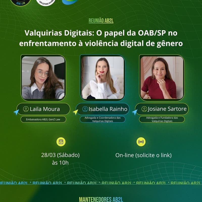Cover Image for AB2L GenZ Law |Valquírias Digitais: O papel da OAB/SP no enfrentamento à violência digital de gênero
