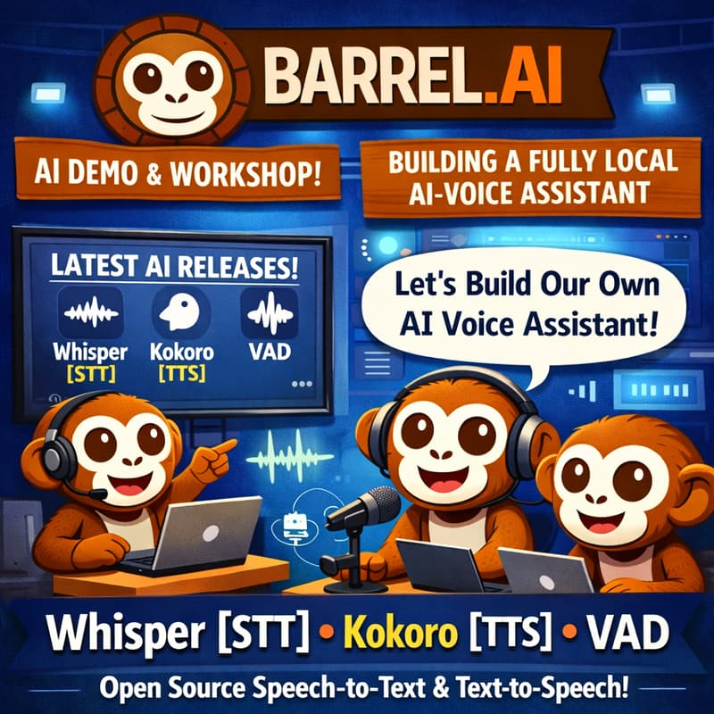 Cover Image for Barrel AI: Building local AI voice assistant & AI Release Radar