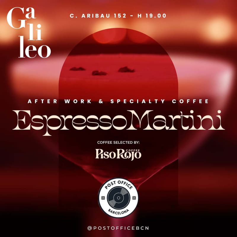 Foto de portada de Post Office BCN ft Piso Rojo - Espresso Martini Night