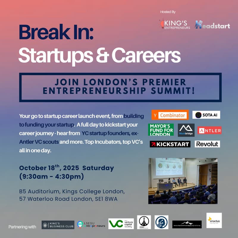 Cover Image for Break In: Startups & Careers Conference