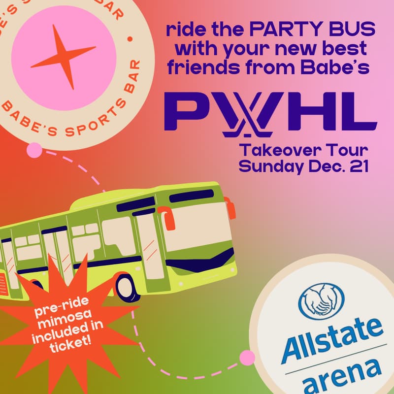 Cover Image for PWHL Party Bus to Rosemont